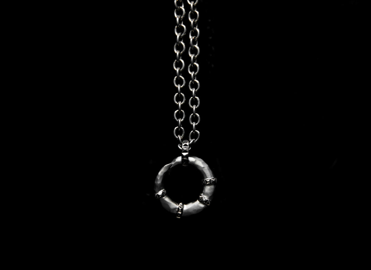 Twisted Horn Pendant – 925 sterling silver pendant necklace by Leony Jewellery