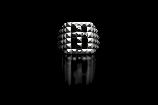 Central Cross Small Ring – 925 sterling silver ring by Leony Jewellery