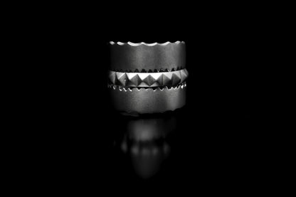 Line Small Stud Ring – 925 sterling silver ring by Leony Jewellery