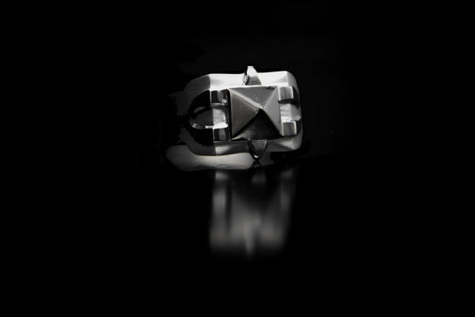 Single Stud Hook Ring – 925 sterling silver ring by Leony Jewellery