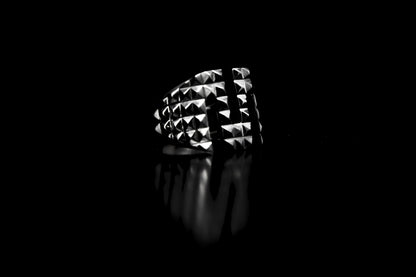 Small Stud Pierced Ring – 925 sterling silver ring by Leony Jewellery