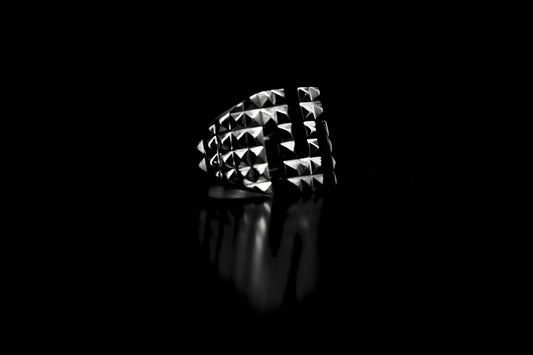 Small Stud Pierced Ring – 925 sterling silver ring by Leony Jewellery