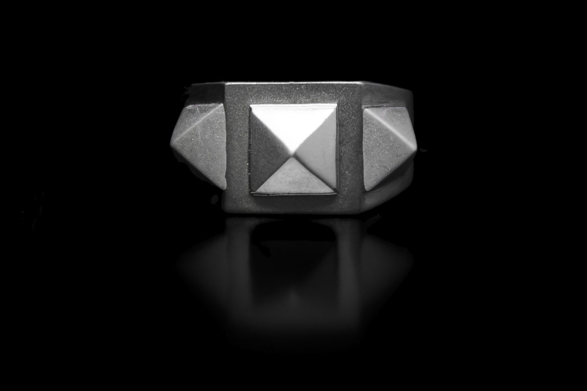 Small Triple Stud Ring – 925 sterling silver ring by Leony Jewellery