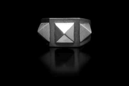 Small Triple Stud Ring – 925 sterling silver ring by Leony Jewellery