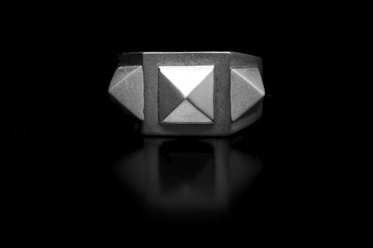 Small Triple Stud Ring – 925 sterling silver ring by Leony Jewellery