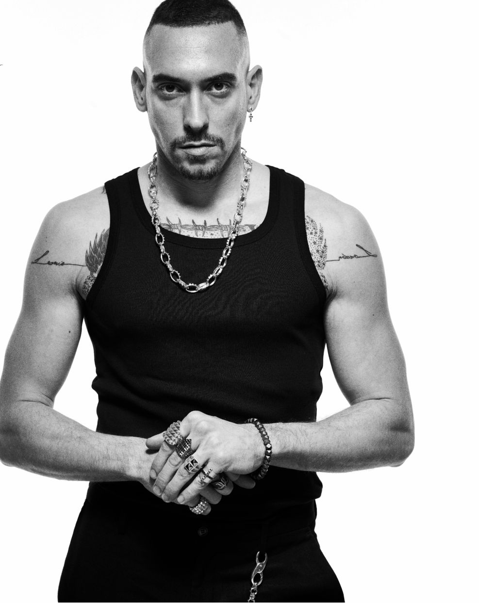 Pietro Bazzani with LEONY chains and rings
