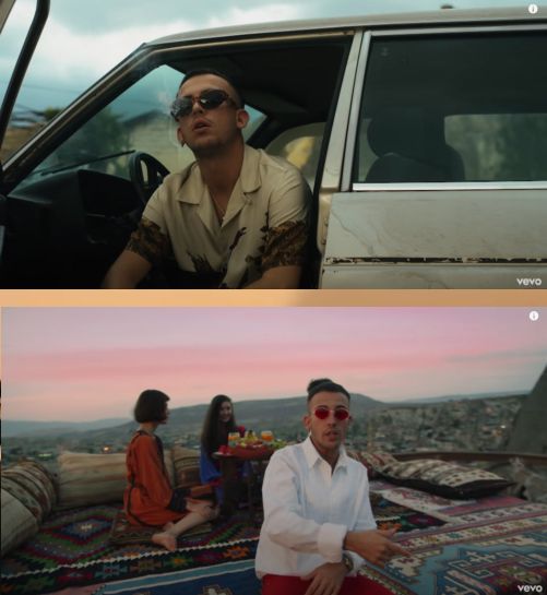 Stills from the Vegas Jones video